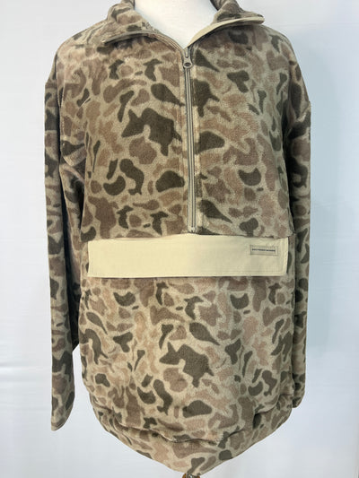 SM WADSWORTH FLEECE - RETRO CAMO - KHAKI
