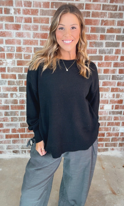 SYDNEY SWEATER - BLACK