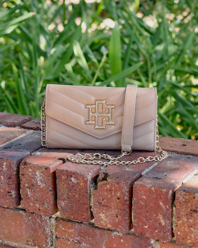CARLINGTON CLUTCH/CROSSBODY - LATTE