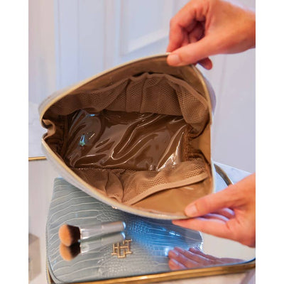 CAPRI LARGE POUCH - BABY BLUE