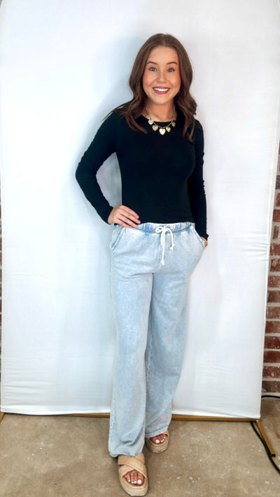 Z KNIT PANT - WASHED INDIGO