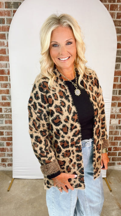 LINCOLN LEOPARD CARDIGAN