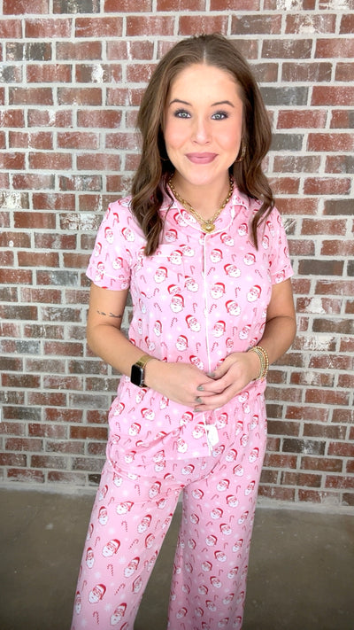 CANDY CANE CUTIE SHORT SLEEVE PJ TOP