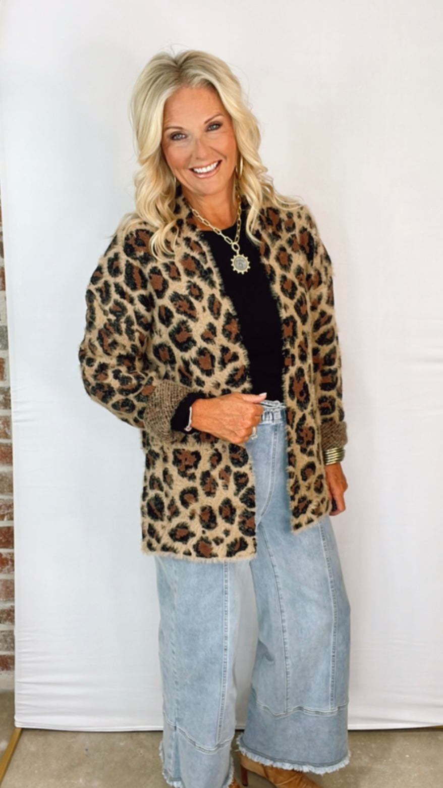 LINCOLN LEOPARD CARDIGAN