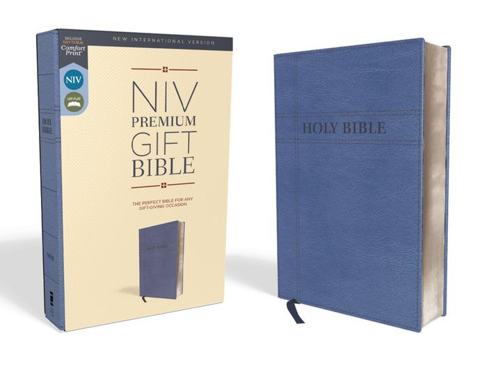 NIV Bible ,Leathersoft, Blue