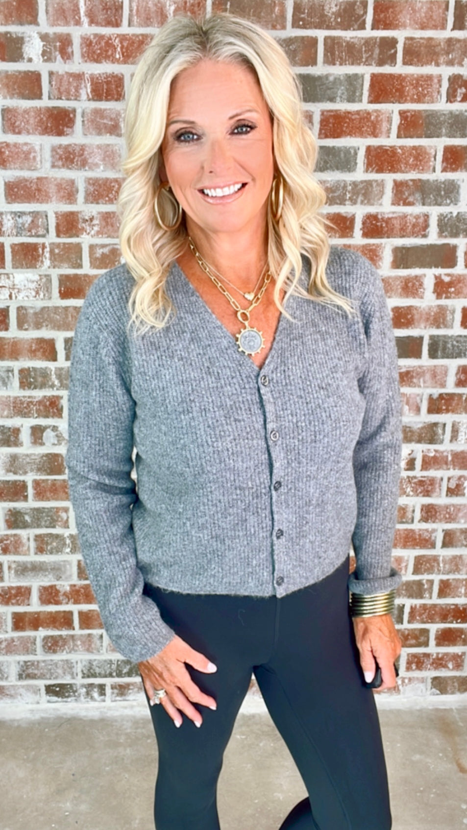 Z EMILE CARDIGAN - GREY