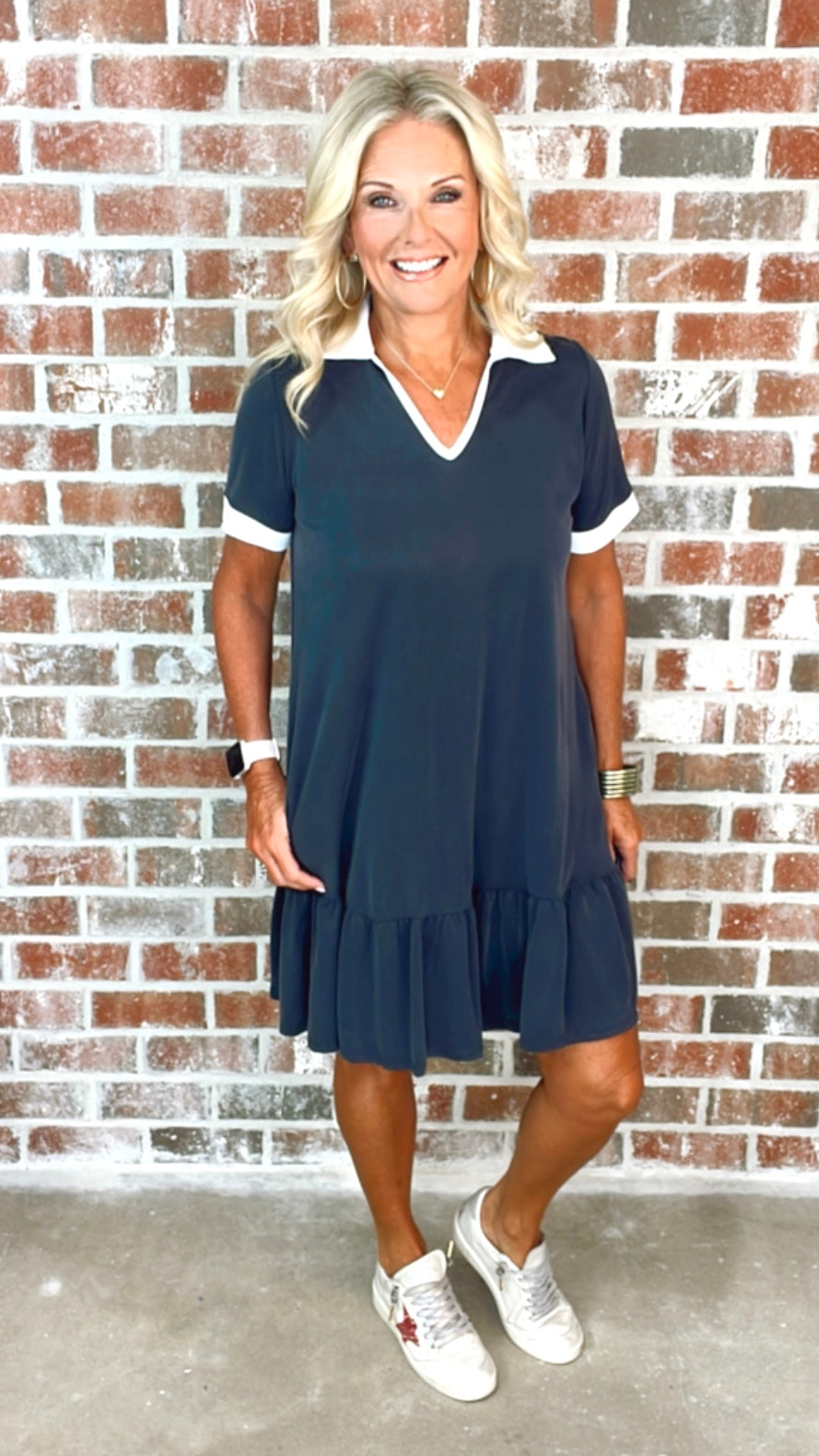 CHARLIE CHARCOAL MINI DRESS