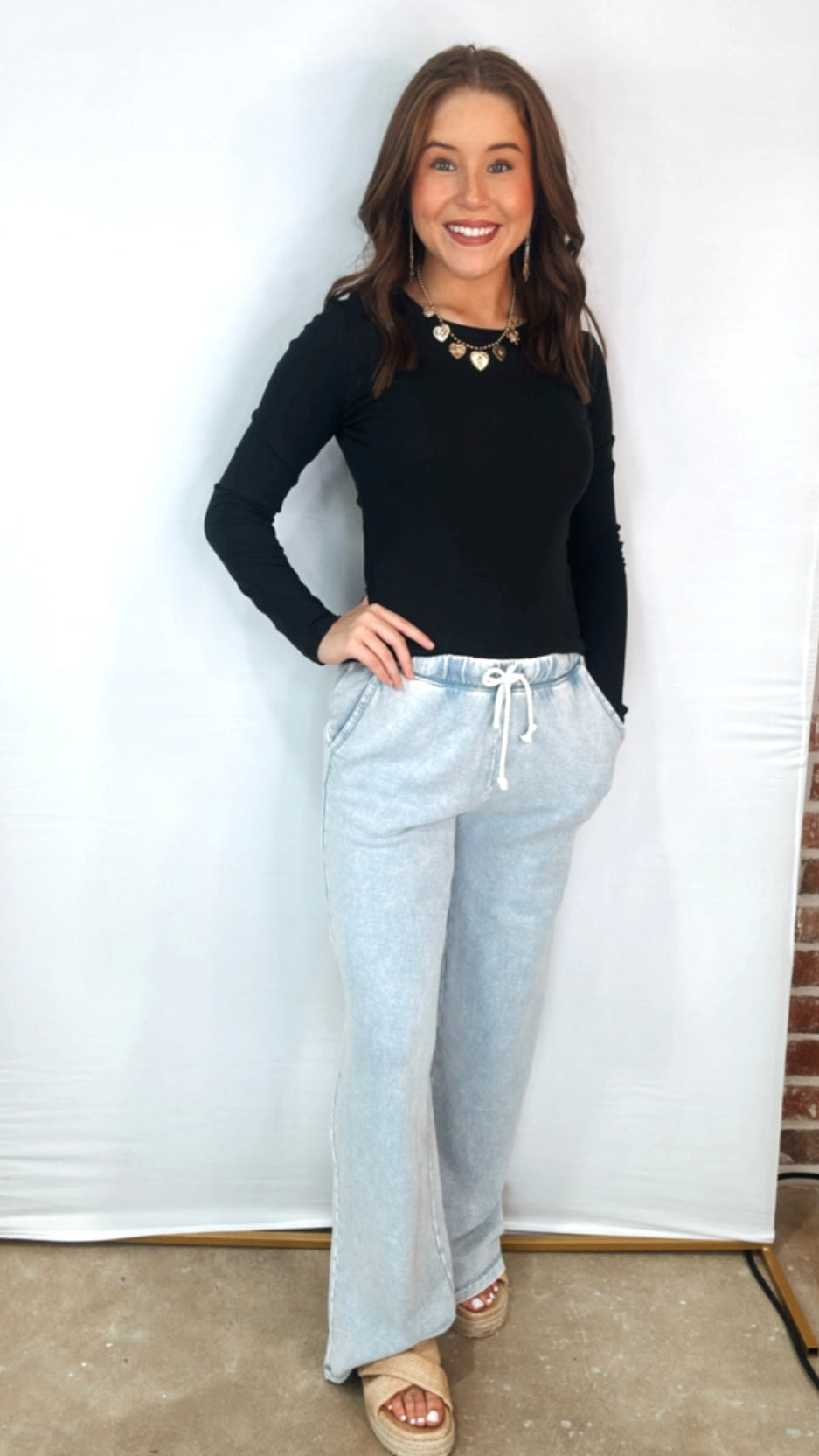 Z KNIT PANT - WASHED INDIGO