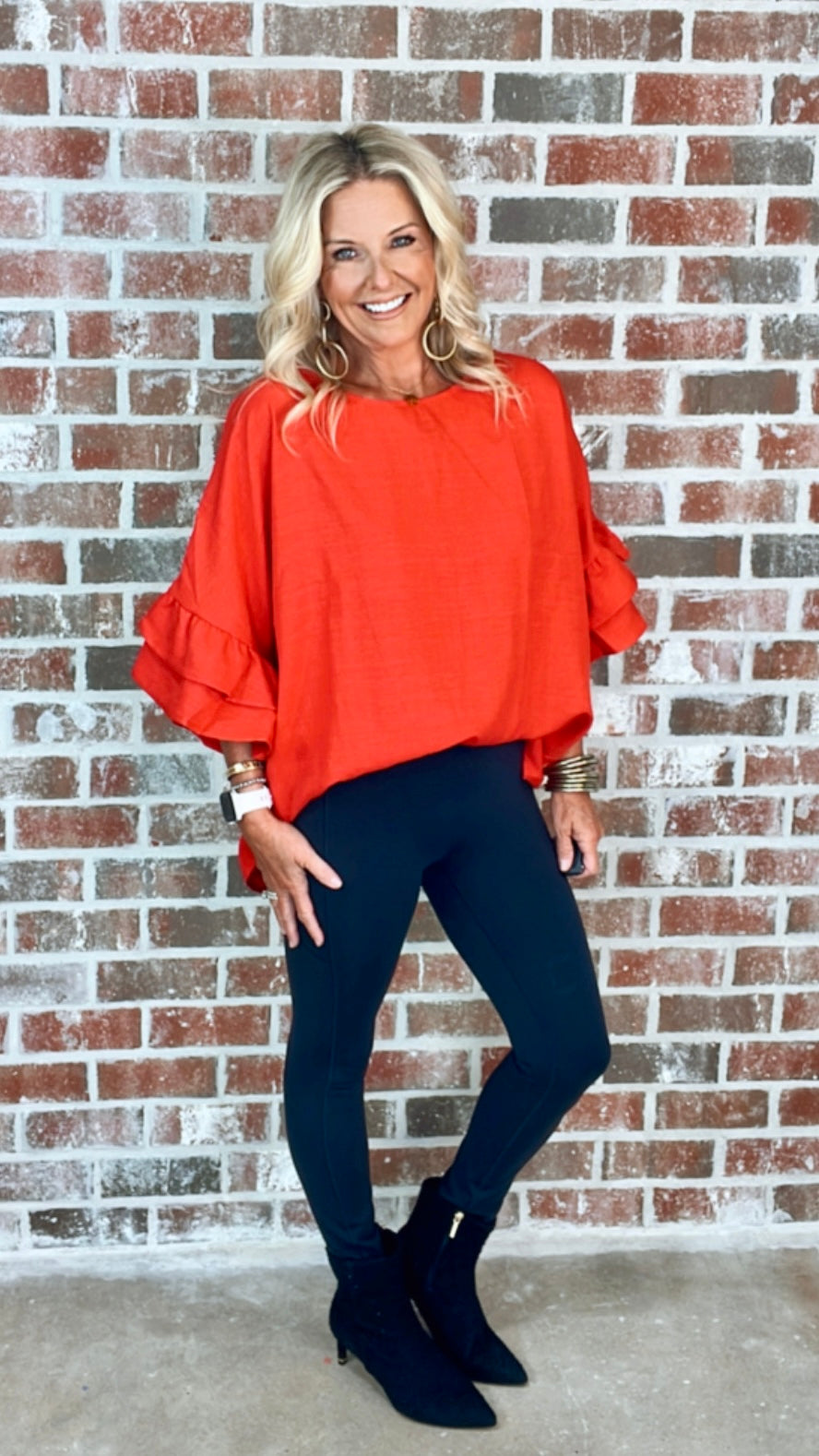 REGGIE BLOUSE (PLUS)