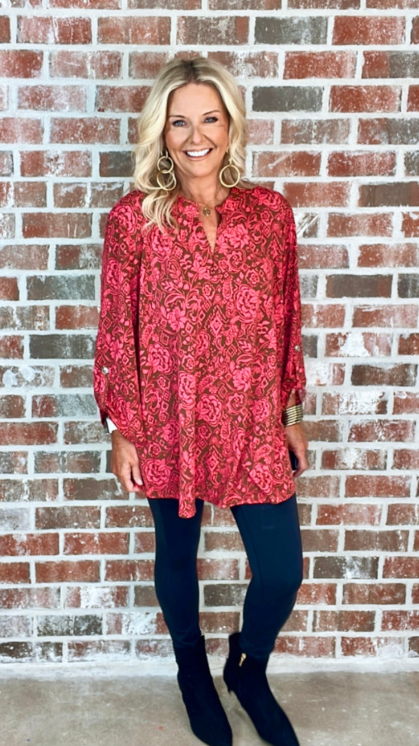MALLORY BLOUSE (PLUS)