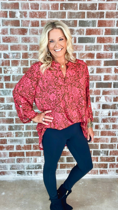 MALLORY BLOUSE (PLUS)