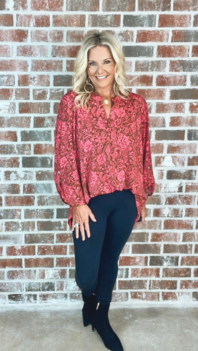 MALLORY BLOUSE (PLUS)