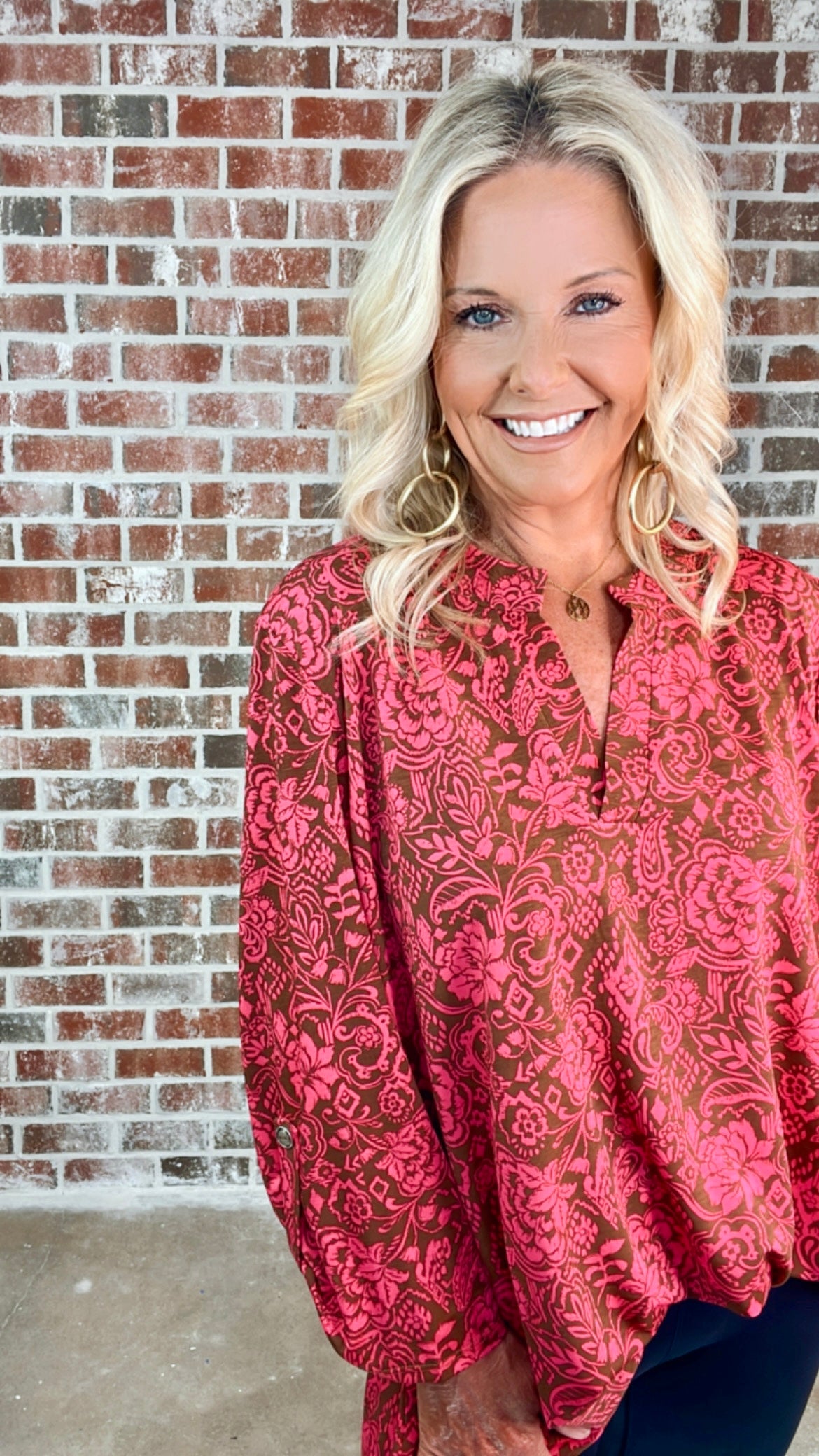 MALLORY BLOUSE (PLUS)