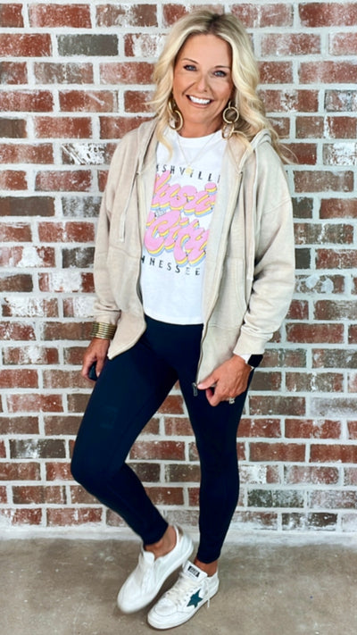 CROPPED NASHIVILLE TEE