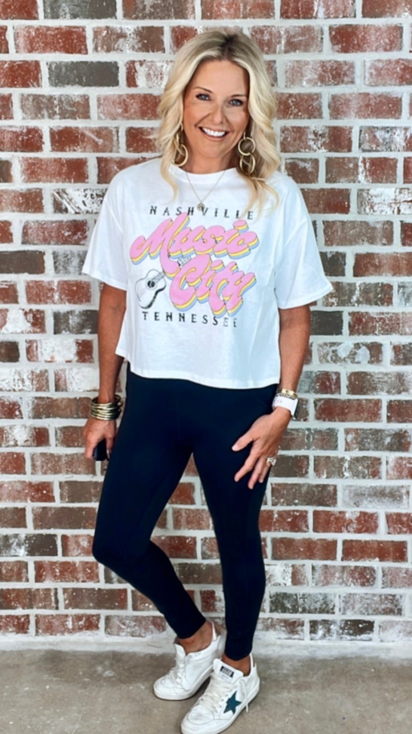 CROPPED NASHIVILLE TEE