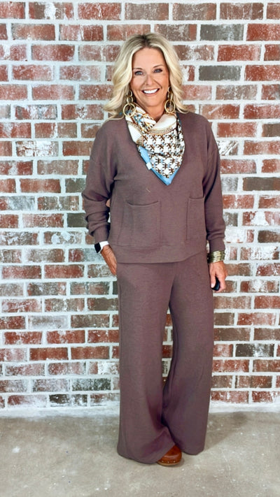 SERAPHINA PANTS - BROWN