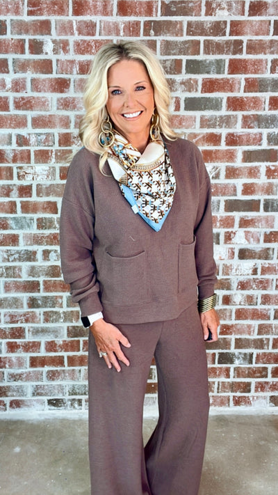 SERAPHINA PANTS - BROWN