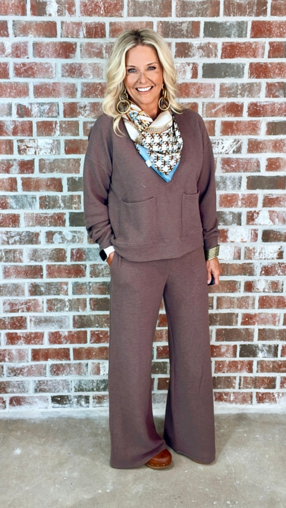 SERAPHINA PANTS - BROWN