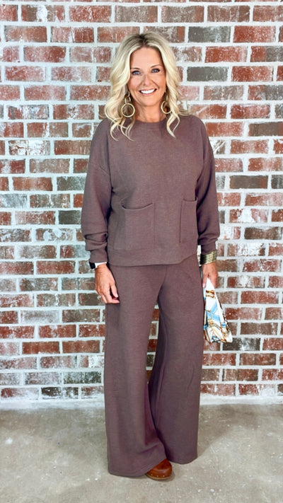 SERAPHINA PANTS - BROWN