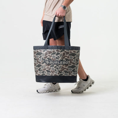 BURLEBO WATERPROOF TOTE - CLASSIC DEER CAMO