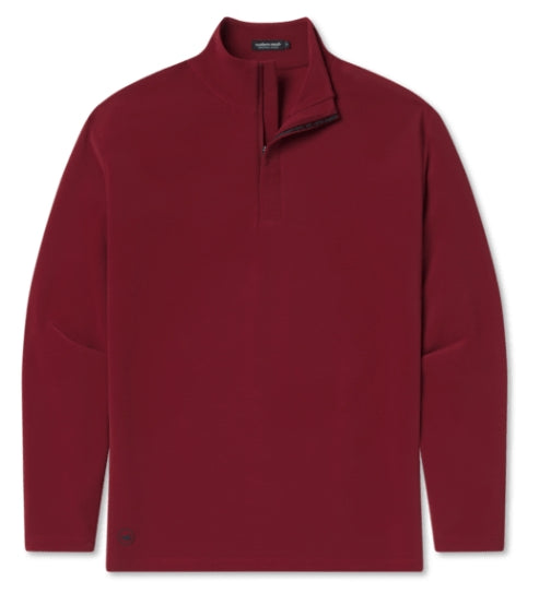 CANTON QUARTERZIP - MAROON W/BLACK