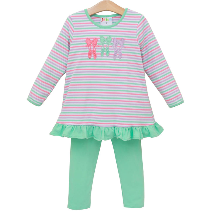 BOWS & BALLET PANT SET
