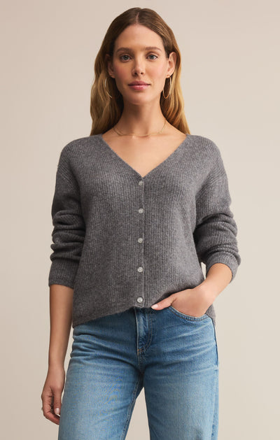 Z EMILE CARDIGAN - GREY