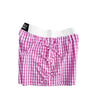 LULU MAC BOW GINGHAM BOXER SHORT - PINK