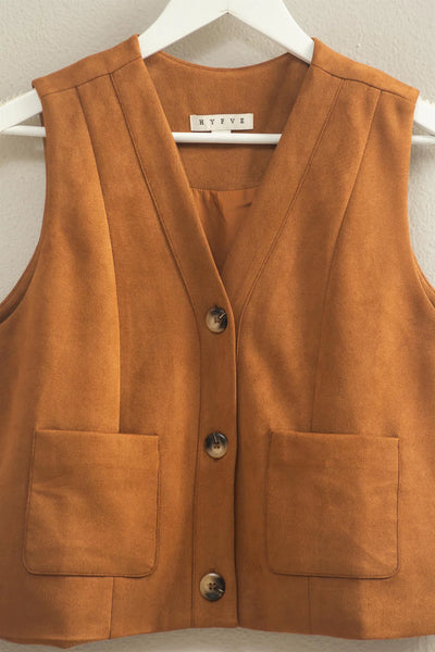 SABRINA SUEDE VEST