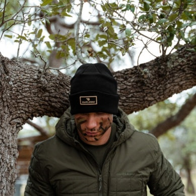 BURLEBO BEANIE - BLACK