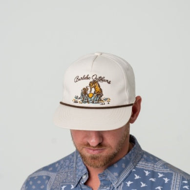 BURLEBO COWBOY UP CAP - PUTTY