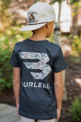 YOUTH TEE- CLASSIC DEER CAMO-LOGO