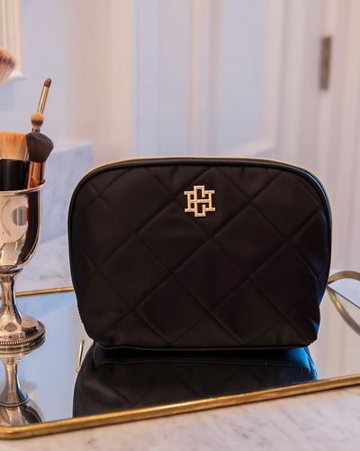 CAPRI LARGE POUCH - BLACK NYLON