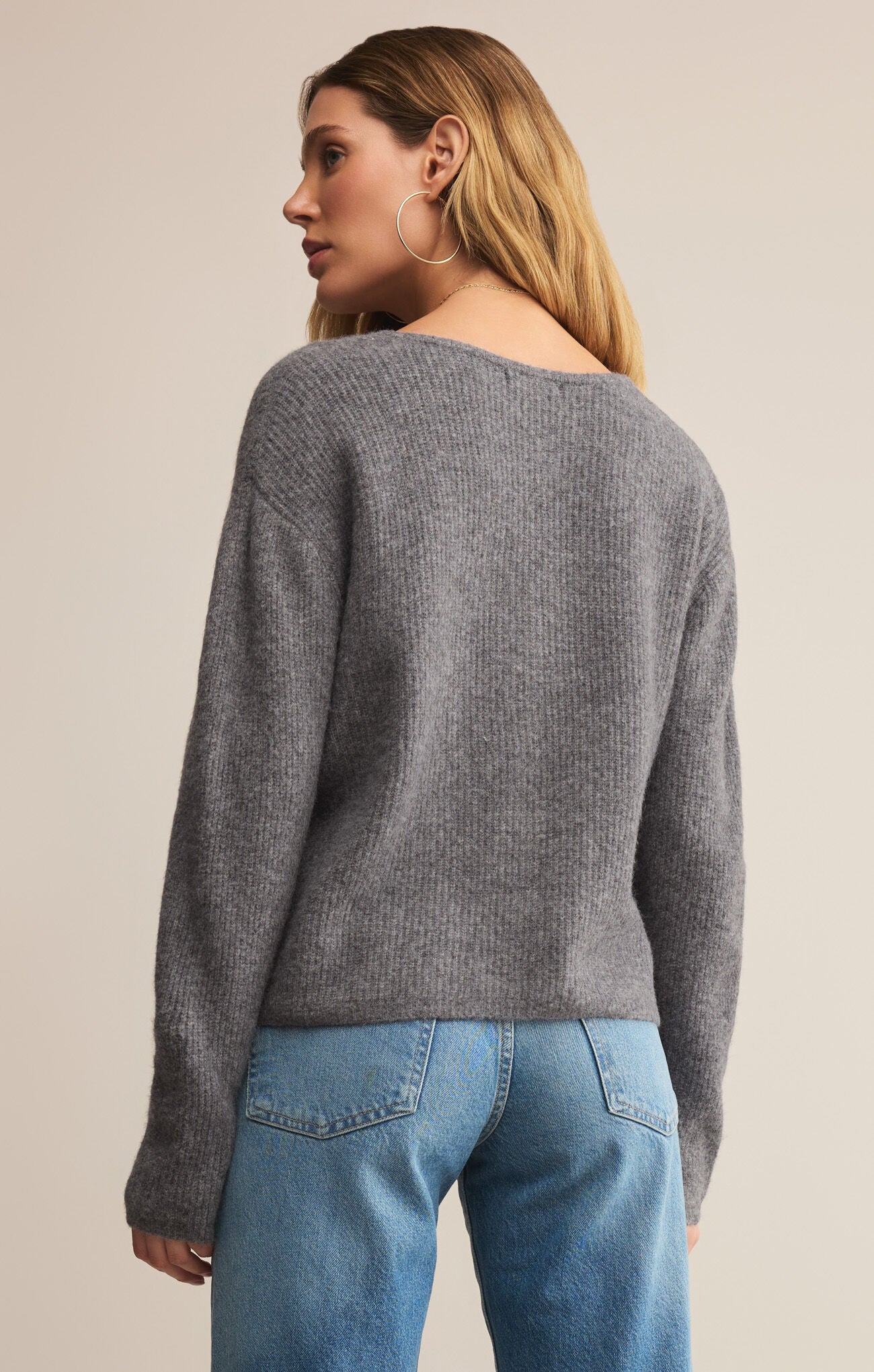 Z EMILE CARDIGAN - GREY