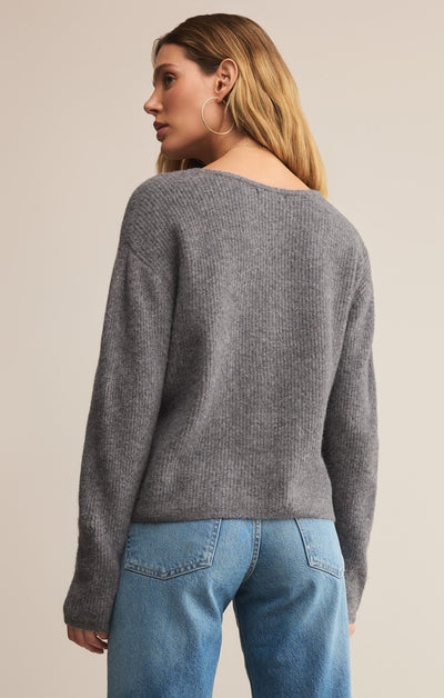 Z EMILE CARDIGAN - GREY